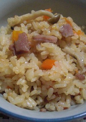 ティーパックだしで簡単炊き込みご飯-レシピのメイン写真