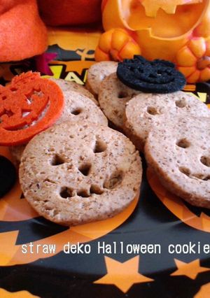 ストローデコ★☆ハロウィンクッキー-レシピのメイン写真