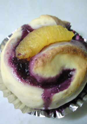 みかんとブルーベリーパン-レシピのメイン写真