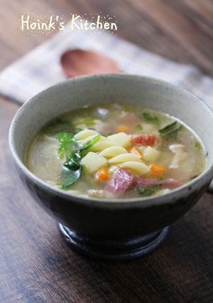 セロリの葉っぱがおいしいスープ-レシピのメイン写真
