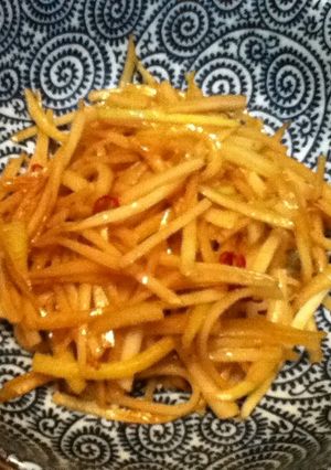 大根のかわのきんぴら-レシピのメイン写真