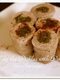 ☆ピクルスの豚肉巻き☆-レシピのメイン写真