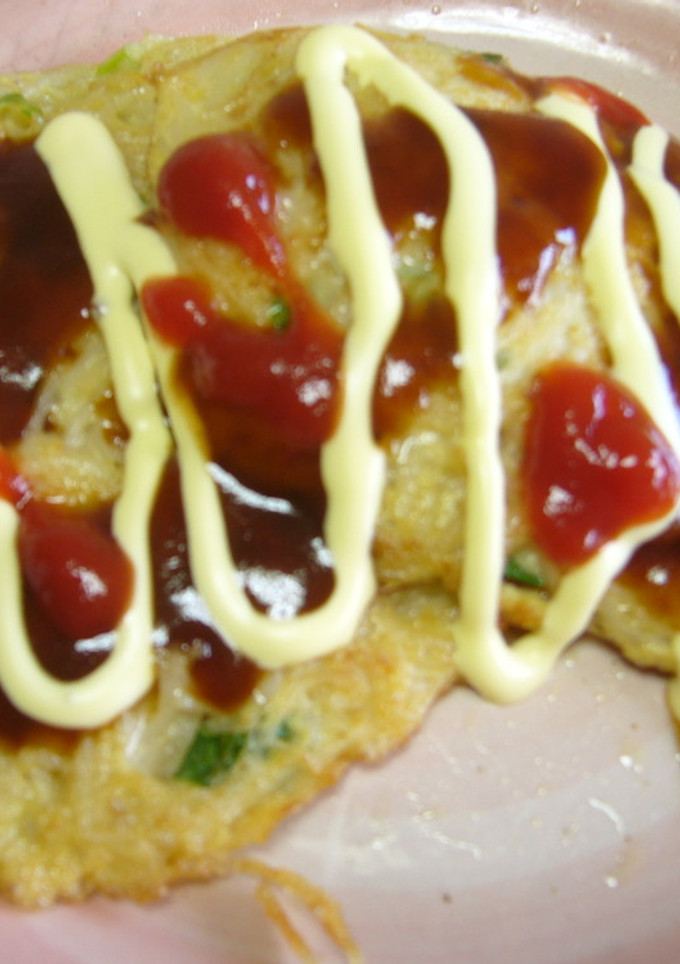 そうめん　お好み焼き-レシピのメイン写真