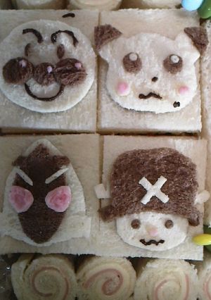 キャラ集合♪サンド-レシピのメイン写真