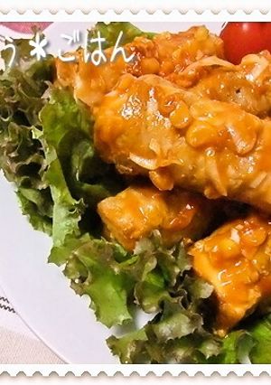 厚揚げとバラ肉のオーロラソース焼き-レシピのメイン写真