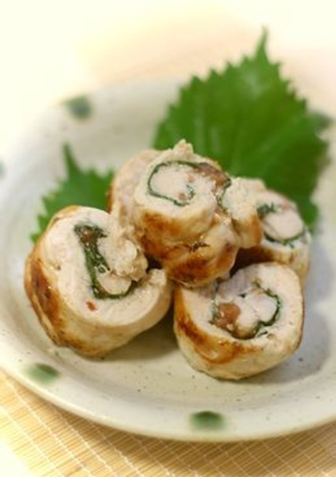 鶏ささみの梅肉巻き-レシピのメイン写真