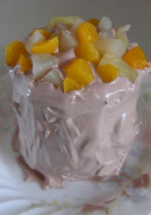 パンでフルーツチョコケーキ-レシピのメイン写真