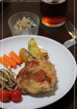 柚子胡椒風味のチキンソテー。-レシピのメイン写真
