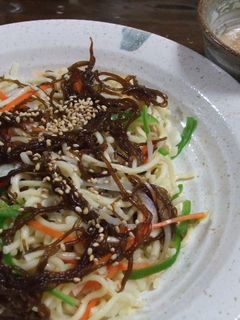 とってもヘルシーなちゃんぽんでつけ麺-レシピのメイン写真