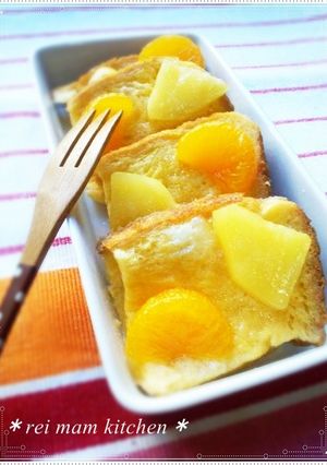 ✿フルーツたっぷり♡フレンチトースト✿-レシピのメイン写真