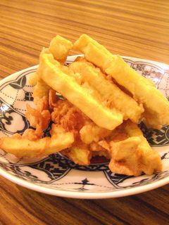 がね揚げ(サツマイモの生姜風味天ぷら)-レシピのメイン写真