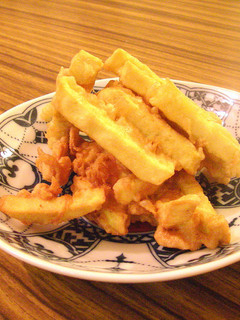 がね揚げ(サツマイモの生姜風味天ぷら)-レシピのメイン写真