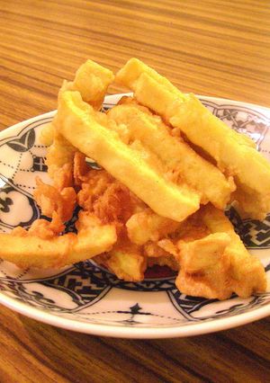 がね揚げ（サツマイモの生姜風味天ぷら）-レシピのメイン写真