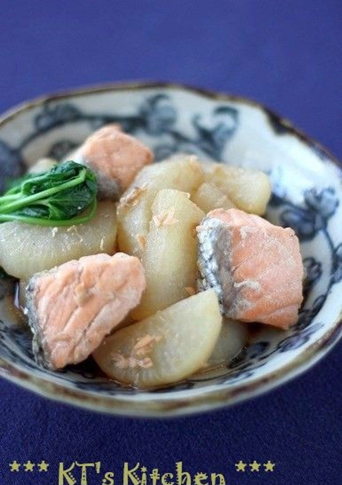 大根と鮭の煮物-レシピのメイン写真