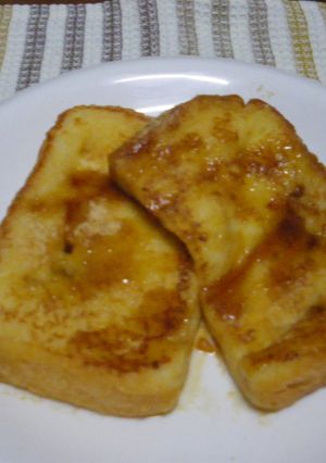 朝食にも♪きなこと黒蜜のフレンチトースト-レシピのメイン写真