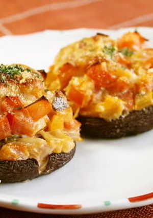しいたけのトマトキムチ焼き-レシピのメイン写真