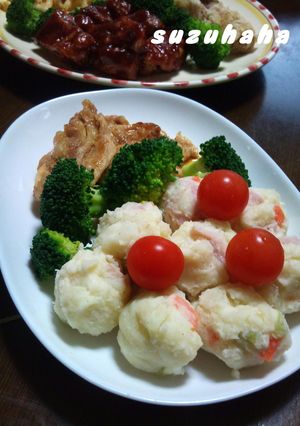 お弁当にポテトサラダ♡-レシピのメイン写真