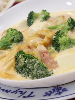 豆腐とキムチのクリーム煮-レシピのメイン写真