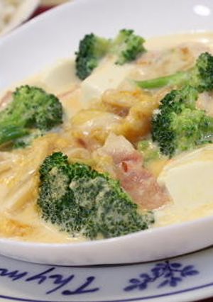 豆腐とキムチのクリーム煮-レシピのメイン写真