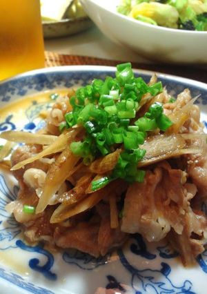 豚バラとゴボウの柚子コショウ煮-レシピのメイン写真