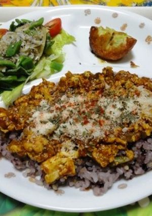 野菜ジュースでビーンズドライカレー-レシピのメイン写真