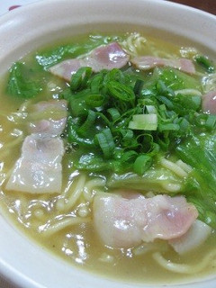 ベーコンレタスのカレーあんかけちゃんぽん-レシピのメイン写真