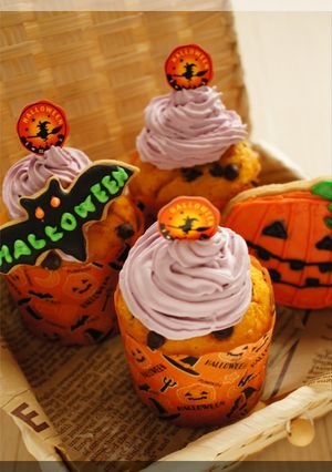 * ハロウィン ❤ カボチャのマフィン♪-レシピのメイン写真