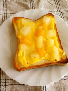 フルーツカスタードトースト-レシピのメイン写真