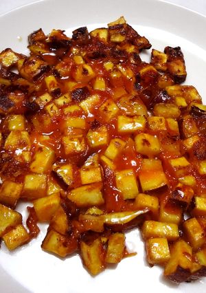 野菜ジュースでサツマイモの簡単おやき-レシピのメイン写真