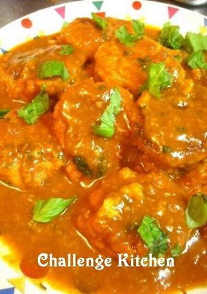 蓮根もちのカレーあんかけ♪-レシピのメイン写真