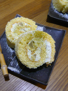 栗入り☆ロールケーキ-レシピのメイン写真