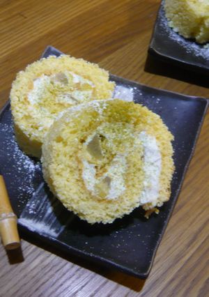 栗入り☆ロールケーキ-レシピのメイン写真