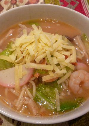 野菜たっぷりチーズちゃんぽん♩♪♫♬-レシピのメイン写真