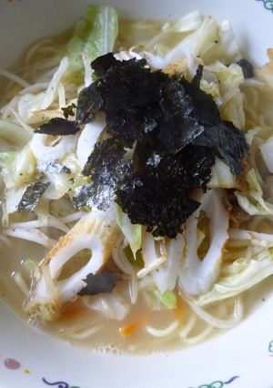 海苔たっぷりちゃんぽん-レシピのメイン写真