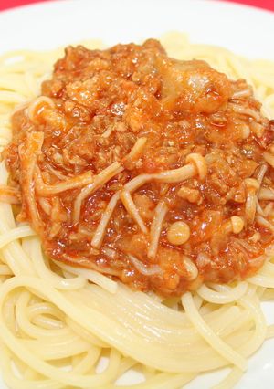 きのこたっぷりスパイシーなトマトパスタ-レシピのメイン写真