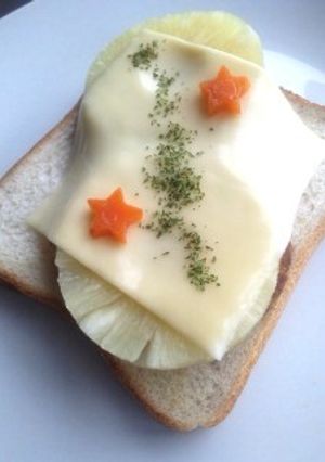 パイナップルトースト-レシピのメイン写真