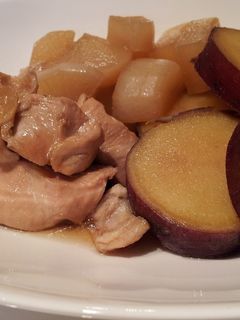 さつま芋と鶏肉の甘辛煮-レシピのメイン写真