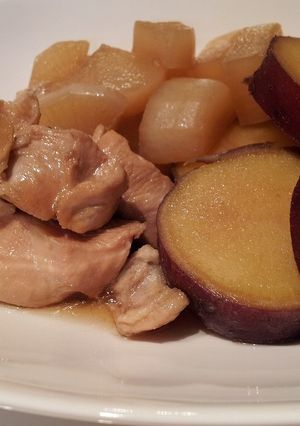 さつま芋と鶏肉の甘辛煮-レシピのメイン写真
