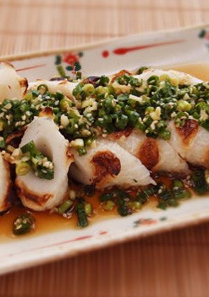 焼ちくわのねぎソース-レシピのメイン写真