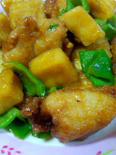 給食の味☆唐揚げと高野豆腐のトロミ炒め-レシピのメイン写真