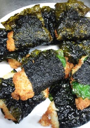 フワフワサクサク長いものりはさみ揚げ-レシピのメイン写真
