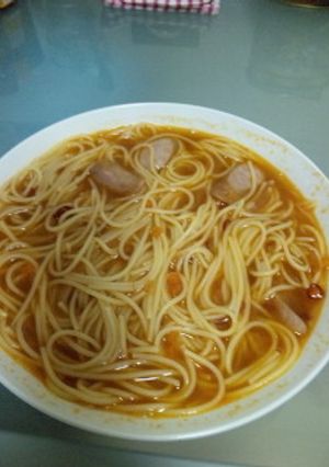 ☆簡単これだけ!!トマトスープパスタ☆-レシピのメイン写真
