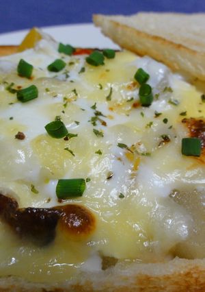 フルーツ缶～グラタンをパンで！-レシピのメイン写真