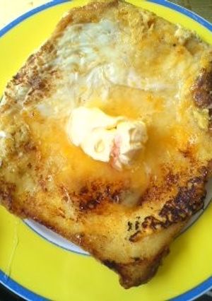 朝ごはん♪ハニーバターフレンチトースト-レシピのメイン写真