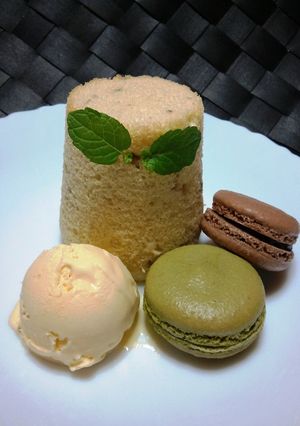 バナナのシフォンケーキを紙コップで作ろ♪-レシピのメイン写真