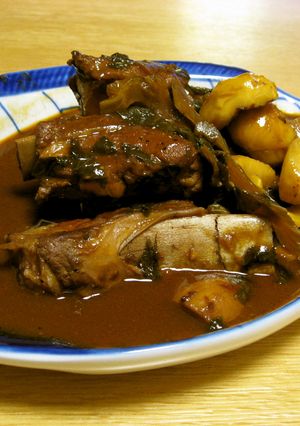 豚と栗の赤ワイン煮-レシピのメイン写真
