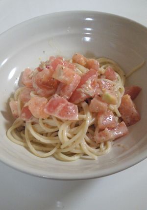 ＊トマトとツナの冷製パスタ＊-レシピのメイン写真