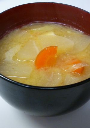 ★冷え性の方に捧げる生姜の味噌汁★-レシピのメイン写真