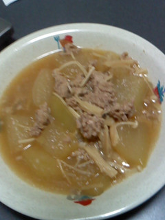 冬瓜とひき肉の煮-レシピのメイン写真