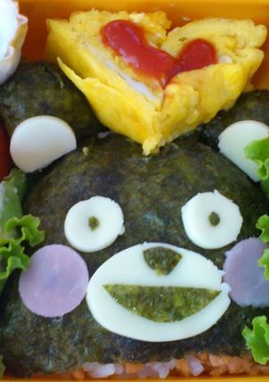 キャラ弁☆くまモン　ご当地ゆるキャラ-レシピのメイン写真
